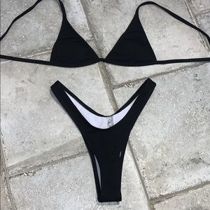 Black bathing suit